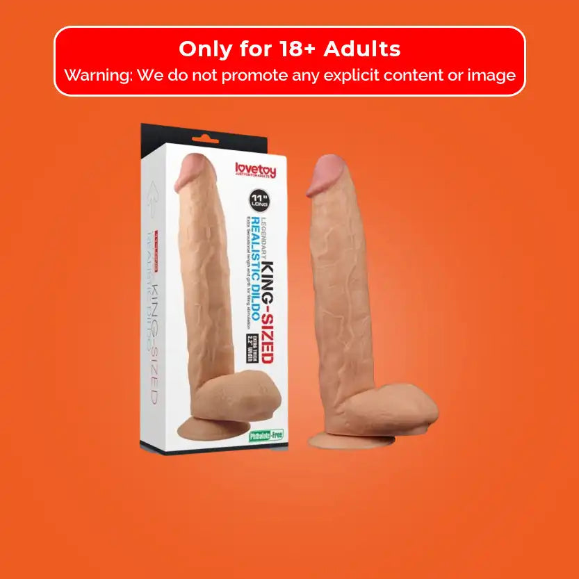 11 inch Realistic 2.2" Extra Thick Legendary King Dildo with Suction Cup