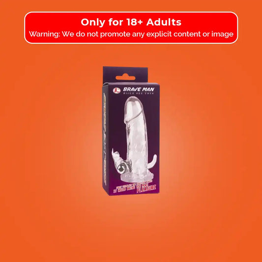 Baile Brave Men Vibrating - Vibrating Penis Sleeve Transparent