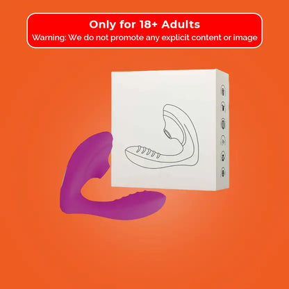 Clitoral Stimulator with Pressure Waves and G-Spot Penetrator with 10 Vibration