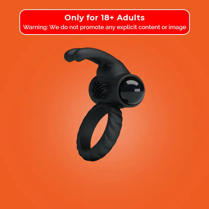Erection ring, vibrating, black