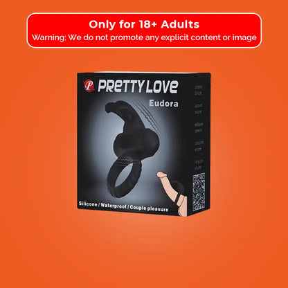 Erection ring, vibrating, black