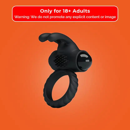 Erection ring, vibrating, black