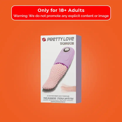 Estimulador de Sexo Oral Tongue Pretty Love com 3 Velocidades