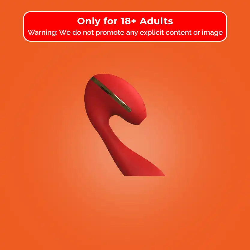 Kistoy Tina Dual Head Heating Sucking Vibrator Flexible Adult Sex Toy Clits G Spot Stimulator