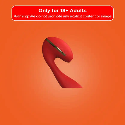 Kistoy Tina Dual Head Heating Sucking Vibrator Flexible Adult Sex Toy Clits G Spot Stimulator