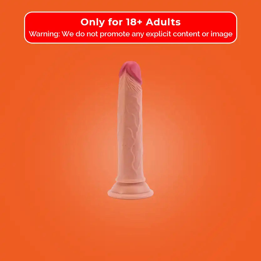 Love Toys Realistic Double Texture Silicone Dildo