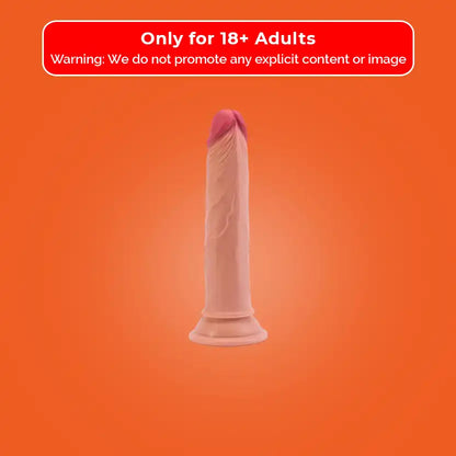 Love Toys Realistic Double Texture Silicone Dildo