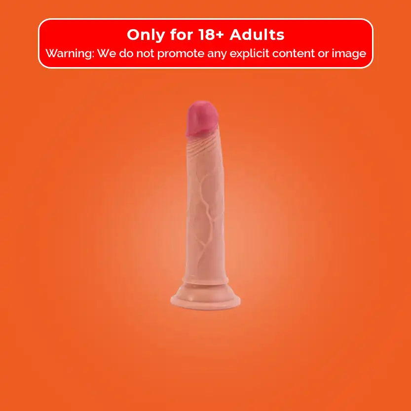 Love Toys Realistic Double Texture Silicone Dildo