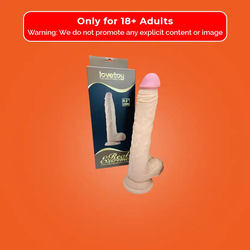 Lovetoy Glass Dildo with Balls and Suction Cup