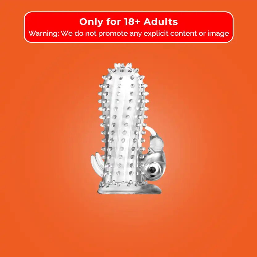 Penis Sleeve With Vibration and Clitoris Stimulator