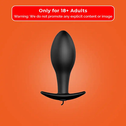 Pretty Love Anal Plug Black Anchor with Remote Control