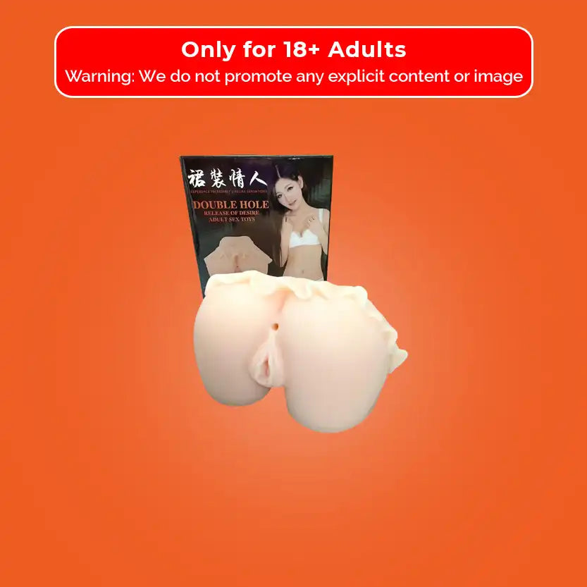 Silicone mannequin with 2 holes