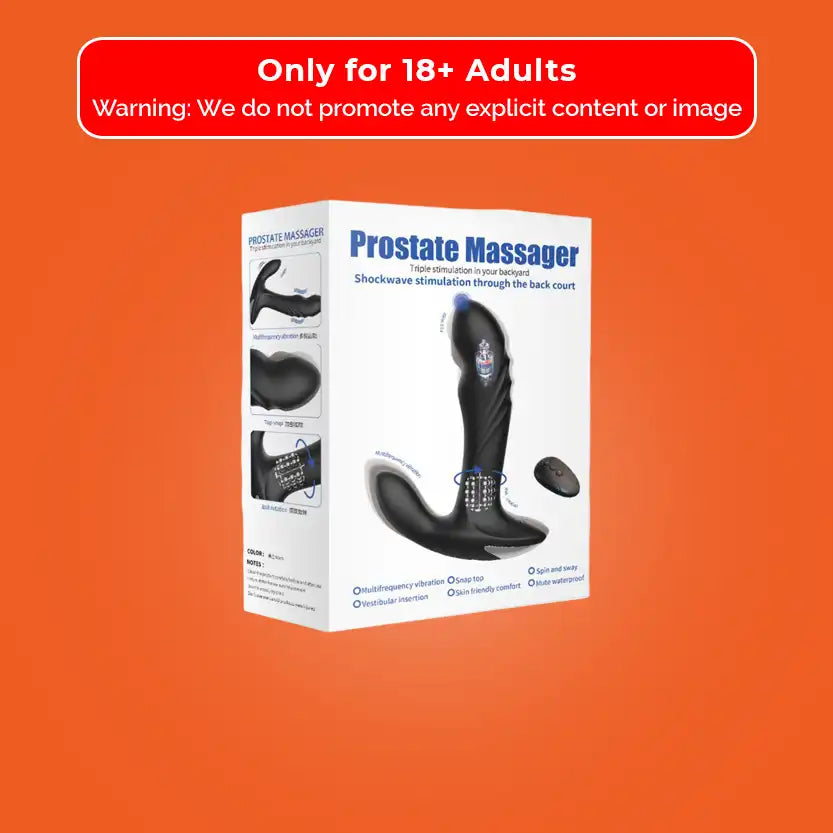 Remote Control Prostate Massager 7 Mode Vibrator