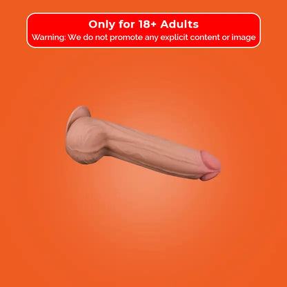 Silicone Realistic Dildo Pinchable Suction Cup