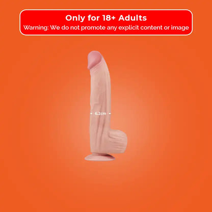 Silicone Realistic Dildo Pinchable Suction Cup