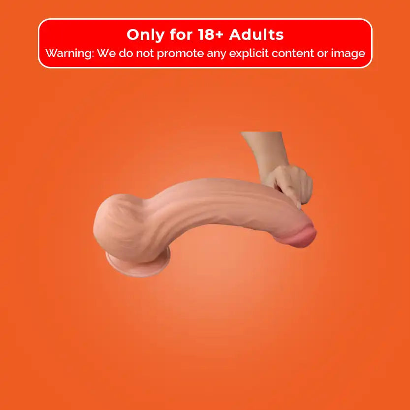 Silicone Realistic Dildo Pinchable Suction Cup