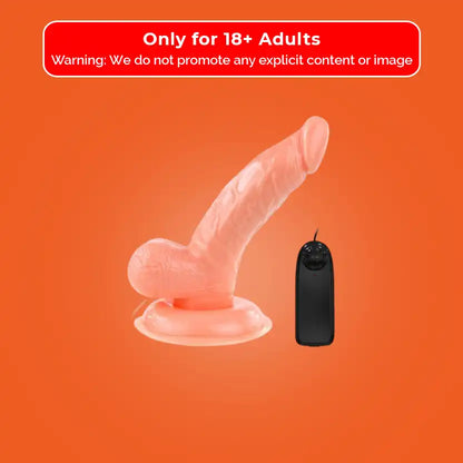 Super Rotating Dong Penis with Vibration - 15cm - BAILE