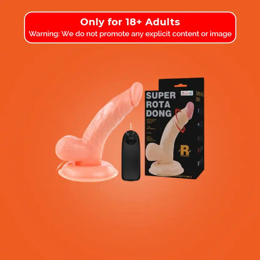 Super Rotating Dong Penis with Vibration - 15cm - BAILE