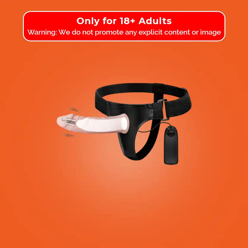 Ultra Passionate Harness Strap-on with Multi Function Vibrator