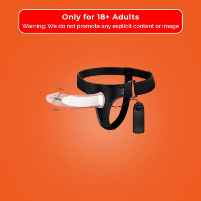 Ultra Passionate Harness Strap-on with Multi Function Vibrator